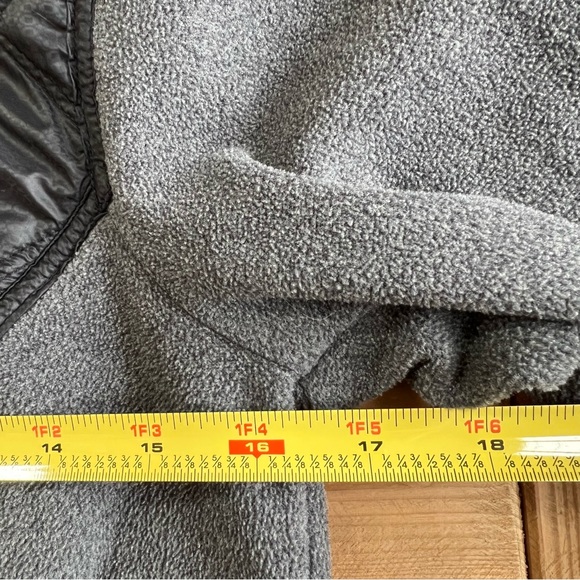 Athleta Vortex Dark Gray Hooded Dual Full Zipper Fleece Jacket Size XS - Picture 9 of 15